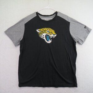 Pro‎ Line T Shirt Size 2 XL Jacksonville Jaguars NLF Football Black Gray Mascot